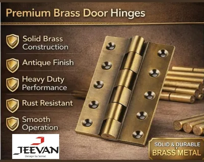 Hinges Brass 6"